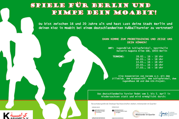 Spiele für BERLIN und pimpe dein MOABIT!