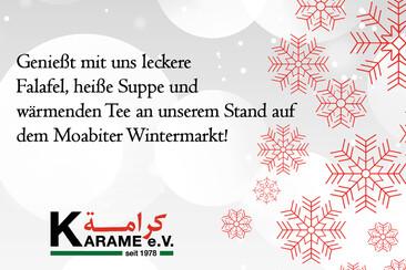 Besucht uns auf dem Moabiter Wintermarkt!