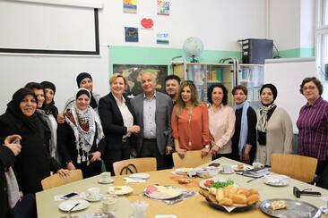 Eva Högl (SPD) zu Besuch bei Karame